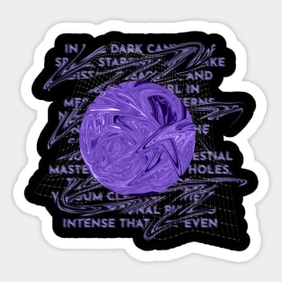 Galactic Nebula Swirl Sticker